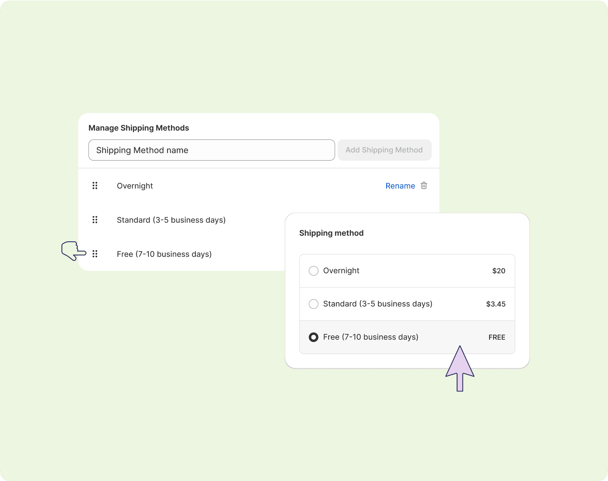 Shipping Functions